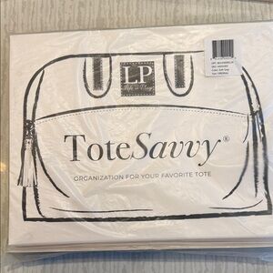 ToteSavvy Organizer Insert Soft Grey NWT